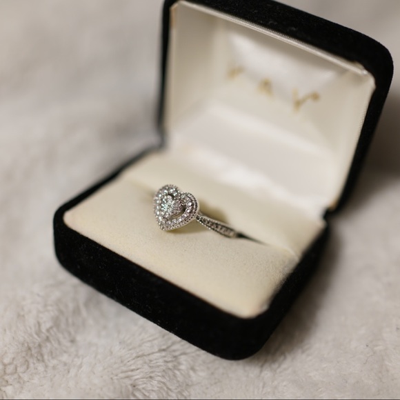 Kay Jewelers Jewelry - KAY Jewelers Diamonds Sterling Silver Ring Heart